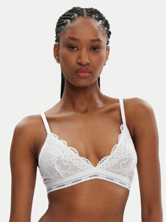 Zdjęcie produktu Guess Biustonosz braletka O4YC00 PZ01C Biały