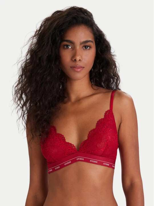 Zdjęcie produktu Guess Biustonosz braletka O4YC00 PZ01C Czerwony