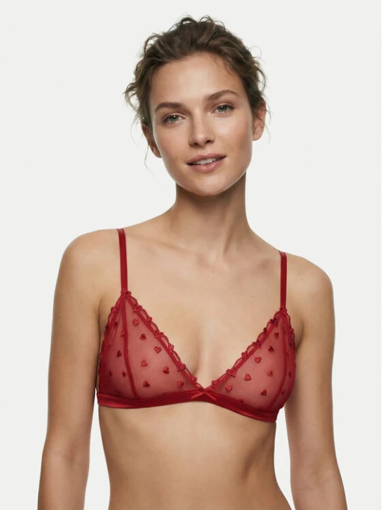 Zdjęcie produktu Guess Biustonosz braletka O6RC04 KC600 Czerwony