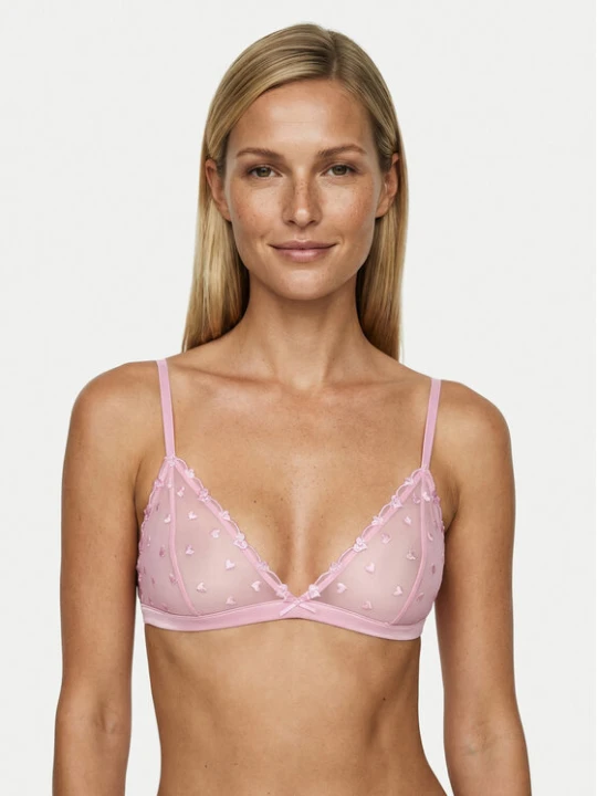 Zdjęcie produktu Guess Biustonosz braletka O6RC04 KC600 Różowy