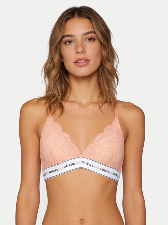 Zdjęcie produktu Guess Biustonosz braletka O97C02 KBBT0 Pomarańczowy