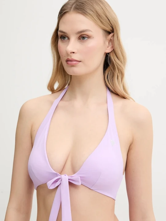 Zdjęcie produktu Guess biustonosz kąpielowy fioletowy