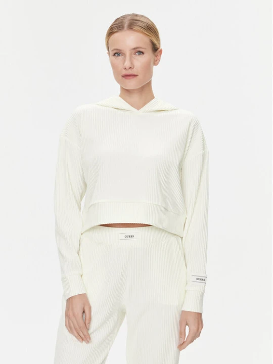 Zdjęcie produktu Guess Bluza Aislin V4RQ00 KC2T0 Écru Regular Fit Kremowy