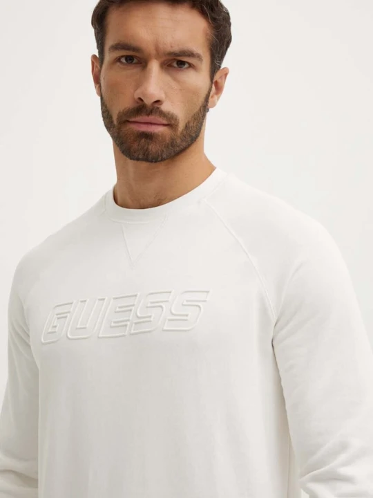 Zdjęcie produktu Guess bluza ALDWIN beżowy