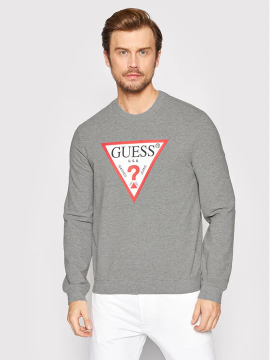 Zdjęcie produktu Guess Bluza Audley M2YQ37 K6ZS1 Szary Slim Fit