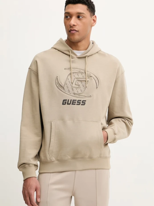 Zdjęcie produktu Guess bluza bawełniana KELE zielony