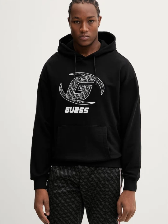 Zdjęcie produktu Guess bluza bawełniana KELE czarny
