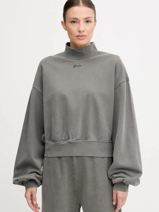 Zdjęcie produktu Guess bluza bawełniana MISTY szary