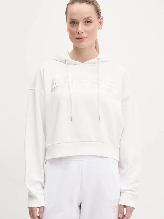 Zdjęcie produktu Guess bluza bawełniana PRIMULA biały