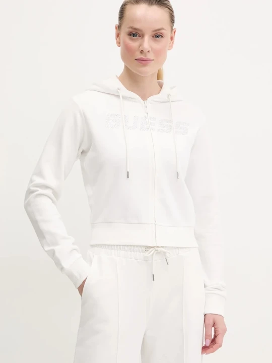 Zdjęcie produktu Guess bluza bawełniana PRIMULA biały