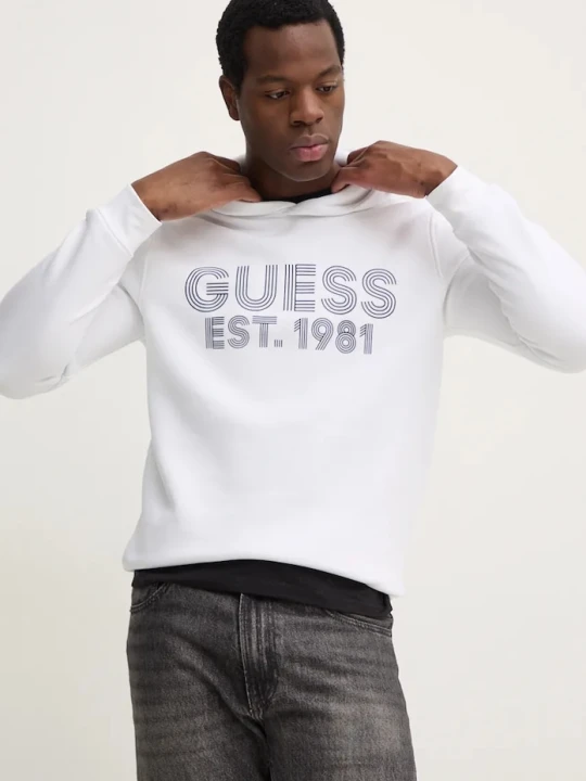 Zdjęcie produktu Guess bluza BEAU biały