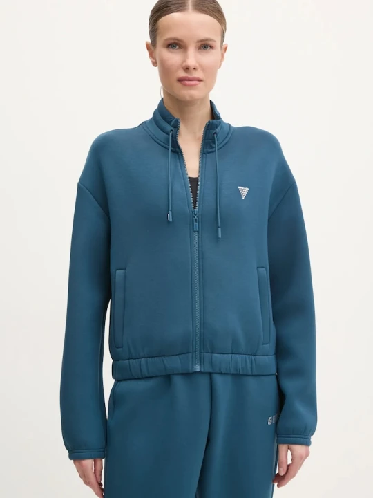 Zdjęcie produktu Guess bluza CECILIA turkusowy