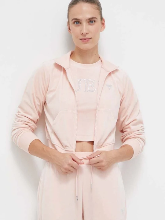 Zdjęcie produktu Guess bluza COUTURE różowy