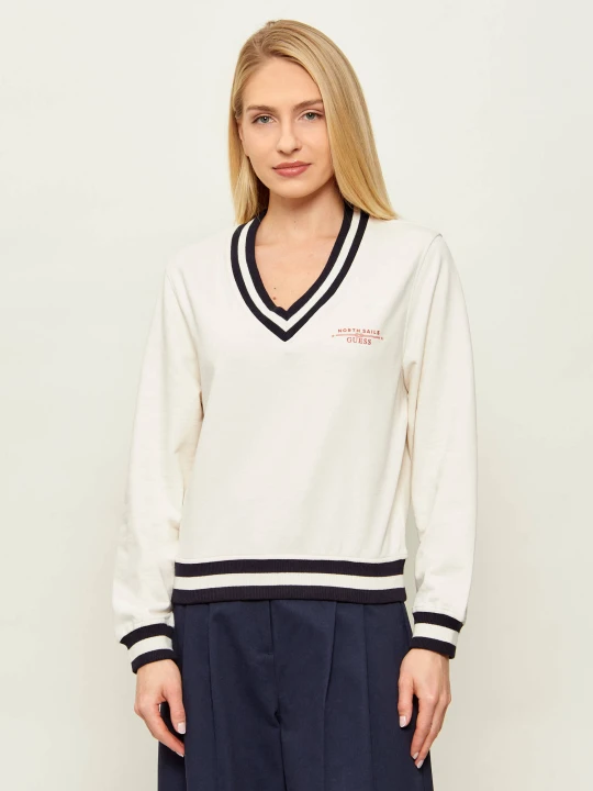 Zdjęcie produktu GUESS Bluza GUESS x NORTH SAILS | Regular Fit ecru
