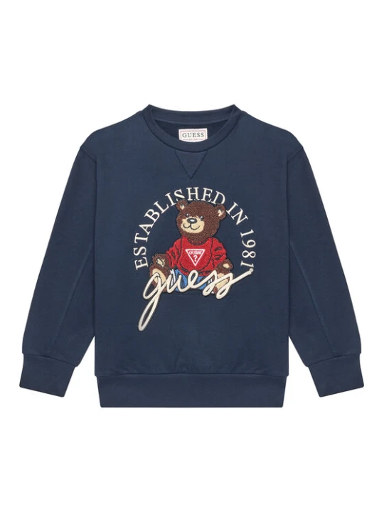 Zdjęcie produktu Guess Bluza H5YJ00 KAX74 Granatowy Oversize