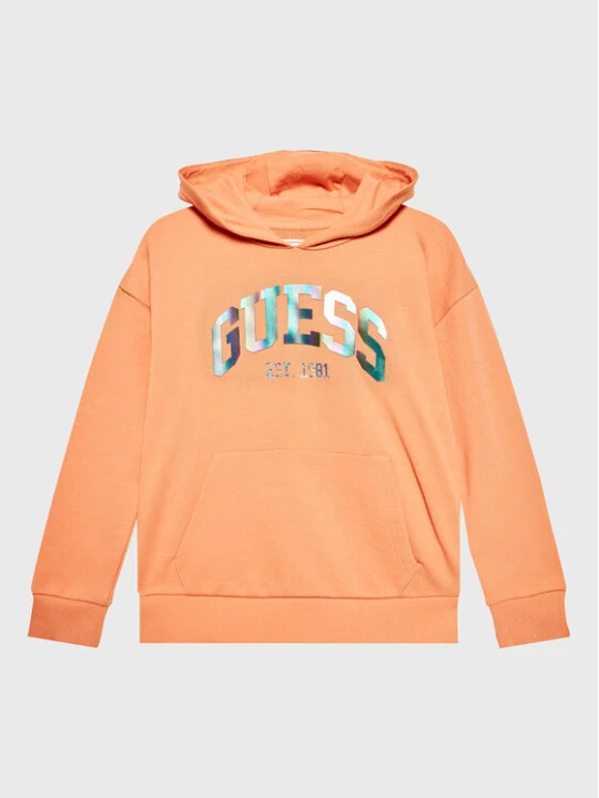 Zdjęcie produktu Guess Bluza J3RQ01 KA6R0 Pomarańczowy Regular Fit