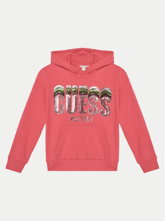 Zdjęcie produktu Guess Bluza J5RQ00 KAD74 Różowy Regular Fit