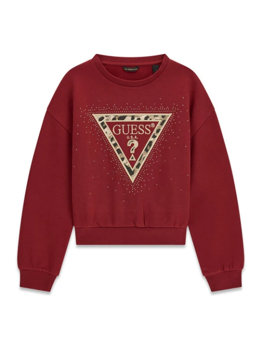 Zdjęcie produktu Guess Bluza J6BQ07 K6093 Bordowy Regular Fit