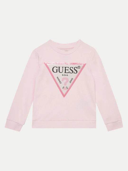 Zdjęcie produktu Guess Bluza K4YQ10 KA6R4 Różowy Regular Fit
