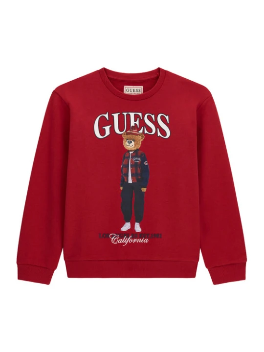 Zdjęcie produktu Guess Bluza L6BQ14 K6130 Czerwony Regular Fit