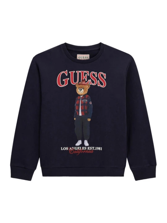 Zdjęcie produktu Guess Bluza L6BQ14 K6130 Granatowy Regular Fit