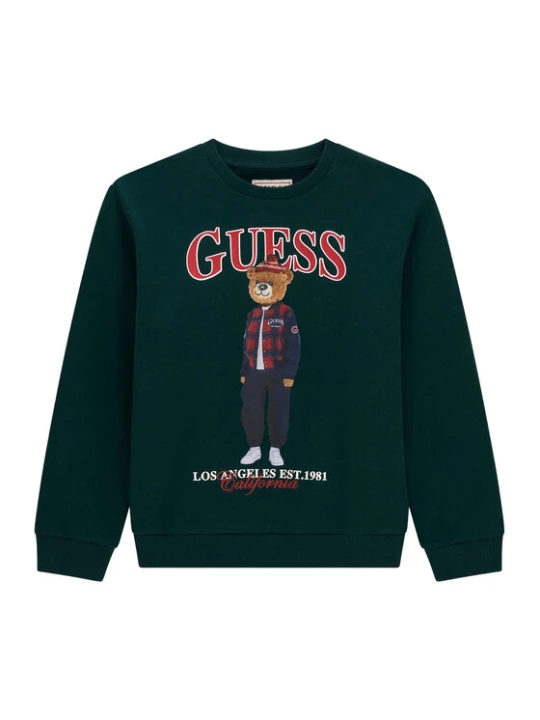 Zdjęcie produktu Guess Bluza L6BQ14 K6130 Zielony Regular Fit