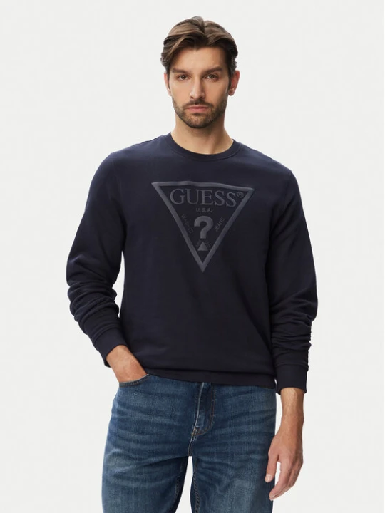 Zdjęcie produktu Guess Bluza M6YQ37 K4103 Granatowy Slim Fit
