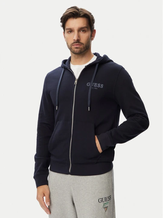 Zdjęcie produktu Guess Bluza M6YQ48 K4244 Granatowy Slim Fit
