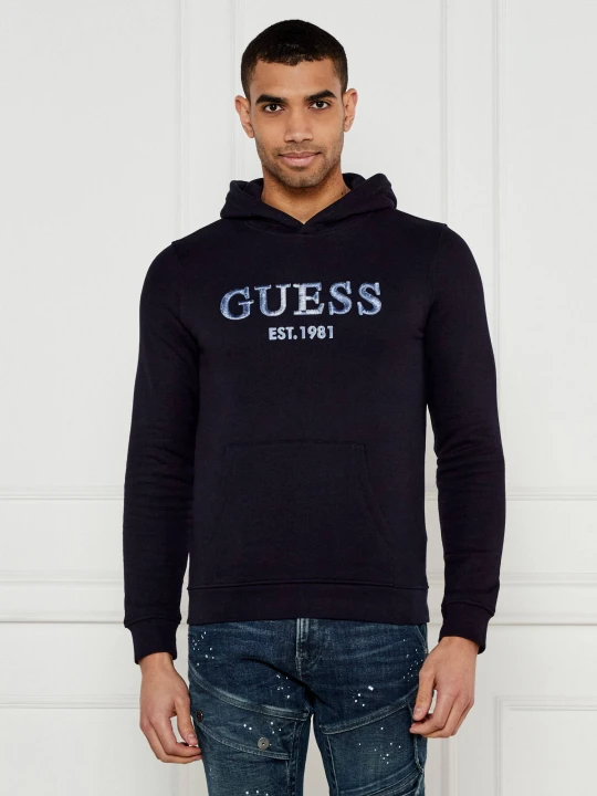 Zdjęcie produktu GUESS Bluza MANICA | Slim Fit granatowy