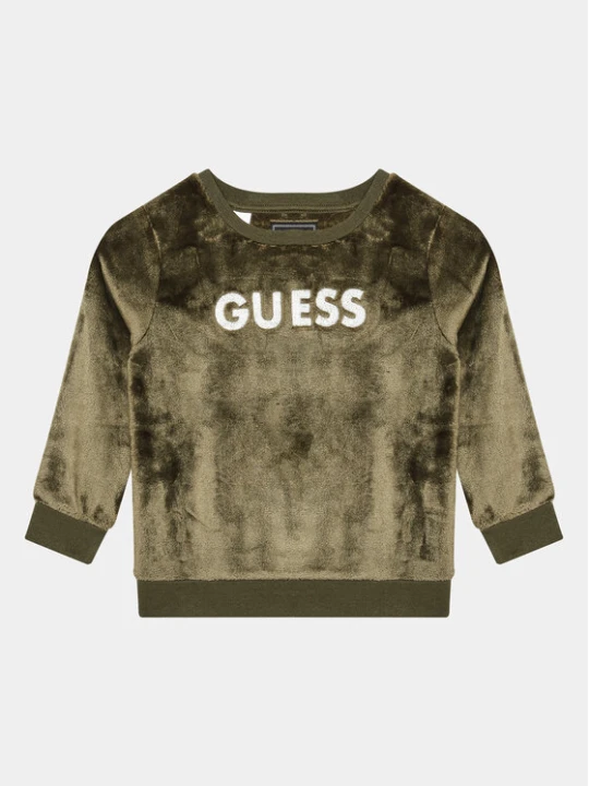 Zdjęcie produktu Guess Bluza N3BQ08 WFRS0 Zielony Regular Fit