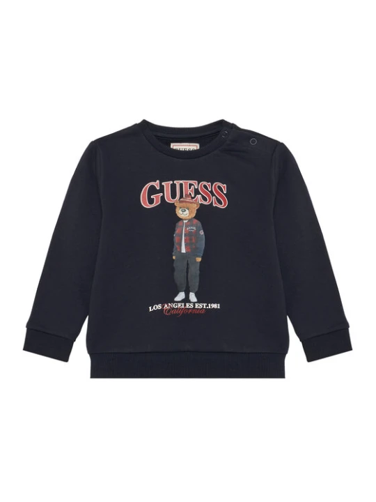 Zdjęcie produktu Guess Bluza N6BQ03 K6112 Granatowy Regular Fit