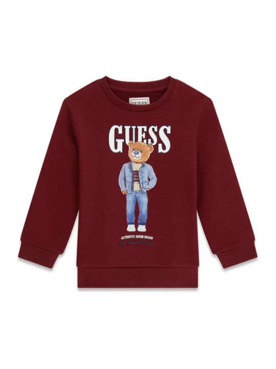 Zdjęcie produktu Guess Bluza N6RQ03 KAD74 Bordowy Regular Fit