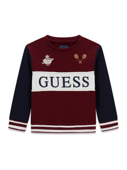 Zdjęcie produktu Guess Bluza N6YQ08 K4101 Bordowy Regular Fit
