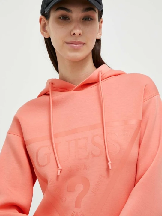 Zdjęcie produktu Guess bluza NEW ALISA pomarańczowy