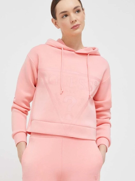 Zdjęcie produktu Guess bluza NEW ALISA różowy