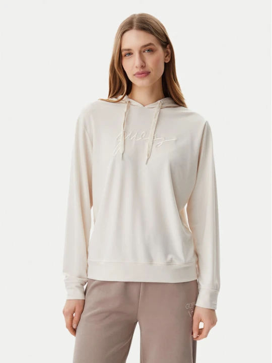 Zdjęcie produktu Guess Bluza O5GQ00 KCQP2 Écru Regular Fit Kremowy