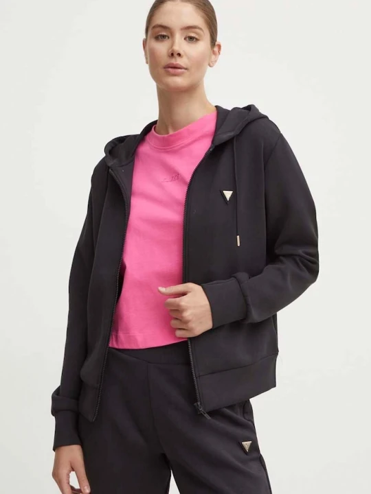 Zdjęcie produktu Guess bluza rozpinana damska OLYMPE czarny