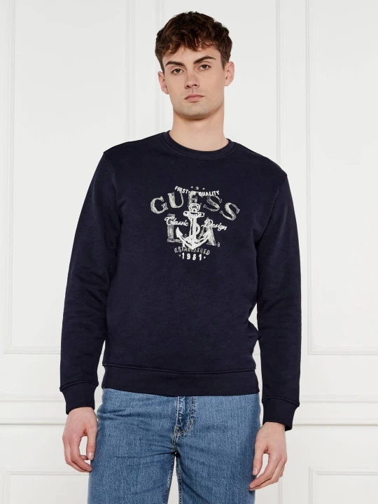 Zdjęcie produktu GUESS Bluza | Regular Fit granatowy