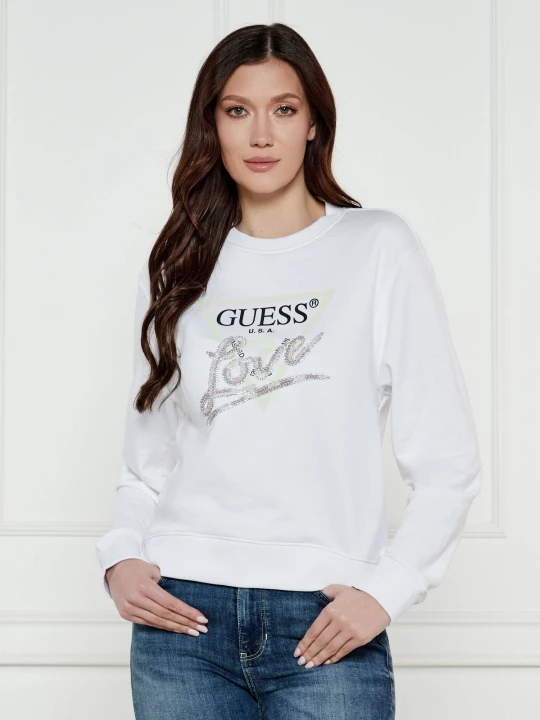 Zdjęcie produktu GUESS Bluza | Regular Fit biały