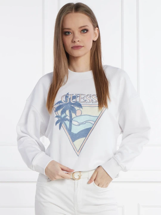 Zdjęcie produktu GUESS Bluza | Regular Fit biały