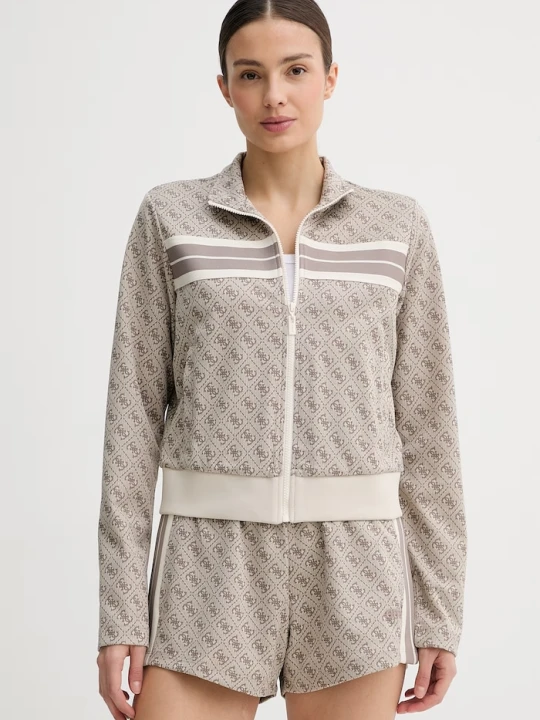 Zdjęcie produktu Guess bluza rozpinana damska beżowy
