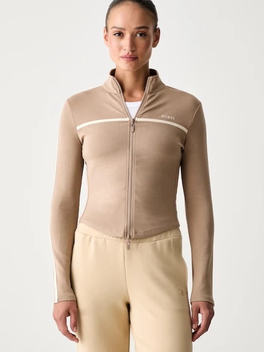 Zdjęcie produktu Guess bluza rozpinana damska JASMINE beżowy