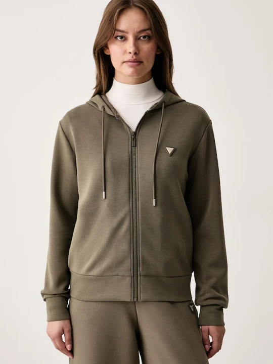 Zdjęcie produktu Guess bluza rozpinana damska OLYMPE zielony