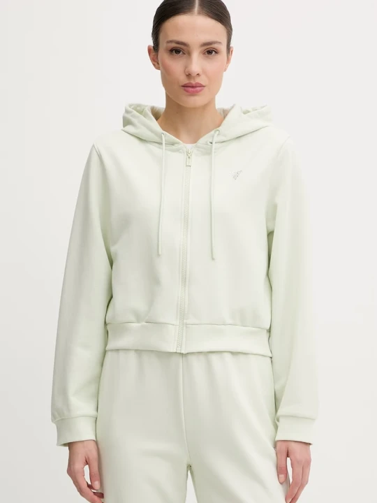 Zdjęcie produktu Guess bluza rozpinana damska SILVY zielony