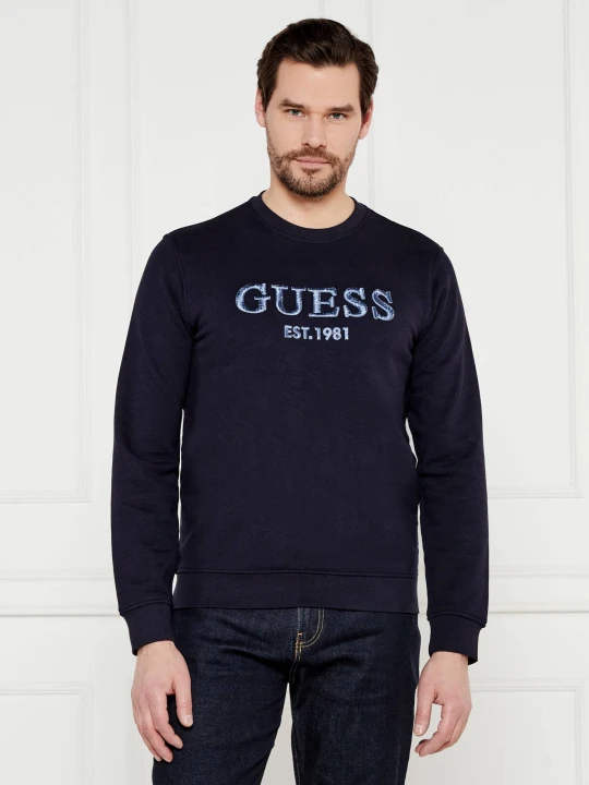 Zdjęcie produktu GUESS Bluza | Slim Fit granatowy