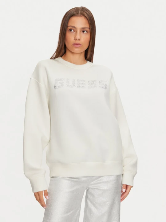 Zdjęcie produktu Guess Bluza V4BQ15 K7UW2 Beżowy Regular Fit