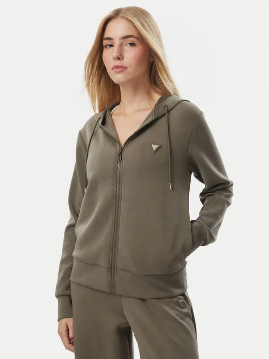 Zdjęcie produktu Guess Bluza V4YQ06 KCAY2 Khaki Regular Fit