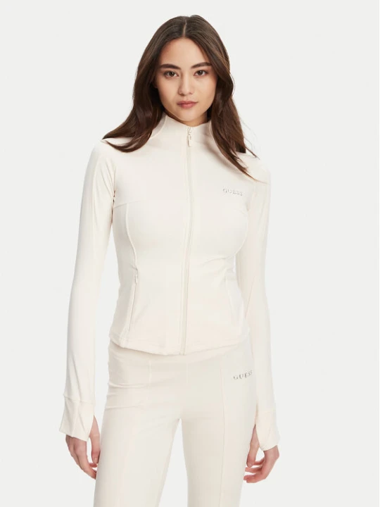 Zdjęcie produktu Guess Bluza V5RP17 KCD02 Écru Regular Fit Kremowy