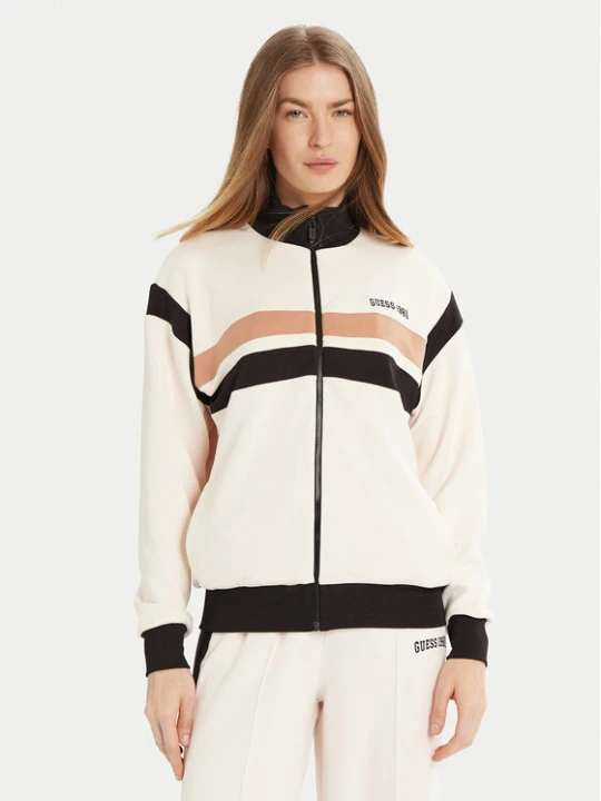 Zdjęcie produktu Guess Bluza V5RQ00 KCO72 Écru Regular Fit Kremowy