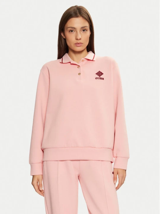 Zdjęcie produktu Guess Bluza V5RQ01 KCLD1 Różowy Regular Fit